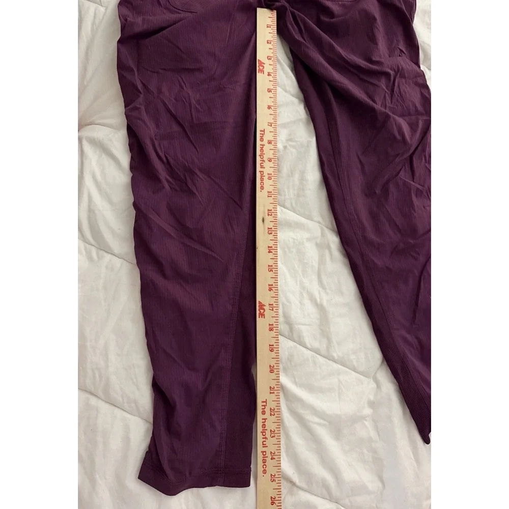 Lululemon Dance Studio Pants 2 Back Pockets Burgundy Women's Size 6